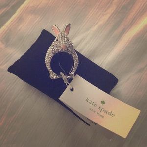 KATE SPADE make magic rabbit cocktail ring